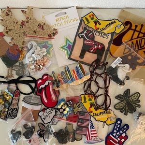 Lot of patches and embellishments